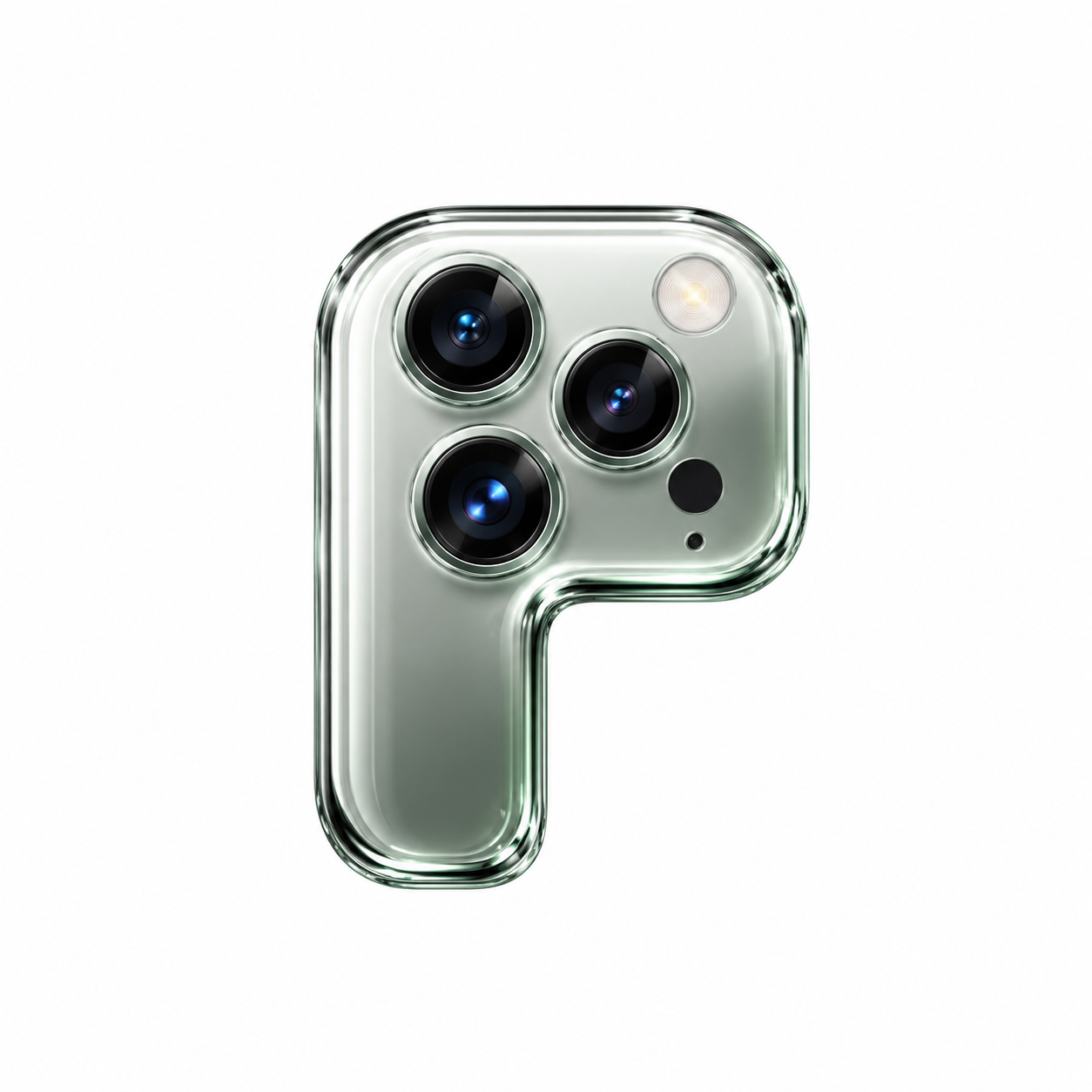 iPONS glass camera P logo